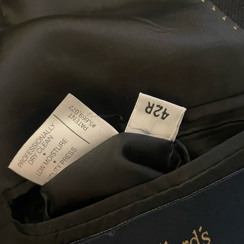 HART SCHAFFNER & MARX Gold Trumpeter x Loro Piana Cashmere Jacket in Black 42 R‎ - Picture 6 of 7